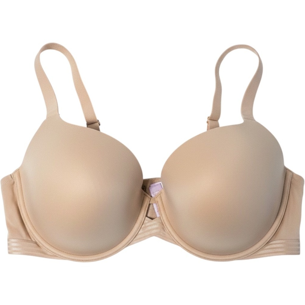Savage X Fenty T-Shirt Bra 42DD Beige Nude Full Coverage Underwire Preowned EUC